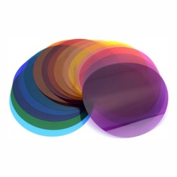 Набор цветных светофильтров Godox V-11C для круглой головки- фото