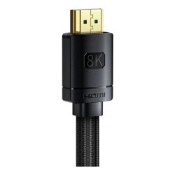 Кабель Baseus CAKGQ-K01 High Definition Series Adapter Cable 8K HDMI 2.1 to 8K HDMI 8K 2.1 2m Black- фото3