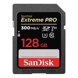 Карта памяти SanDisk Extreme PRO SDXC 128 ГБ UHS-II, V90, U3 (SDSDXDK-128G-GN4IN)- фото