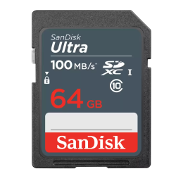 Карта памяти SanDisk 64 ГБ Ultra SDHC/SDXC UHS-I (SDSDUNR-064G-GN3IN)- фото