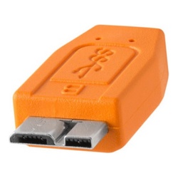Кабель Tether Tools TetherPro USB-C to USB 3.0 Micro-B 4.6m Orange [CUC3315-ORG]- фото2